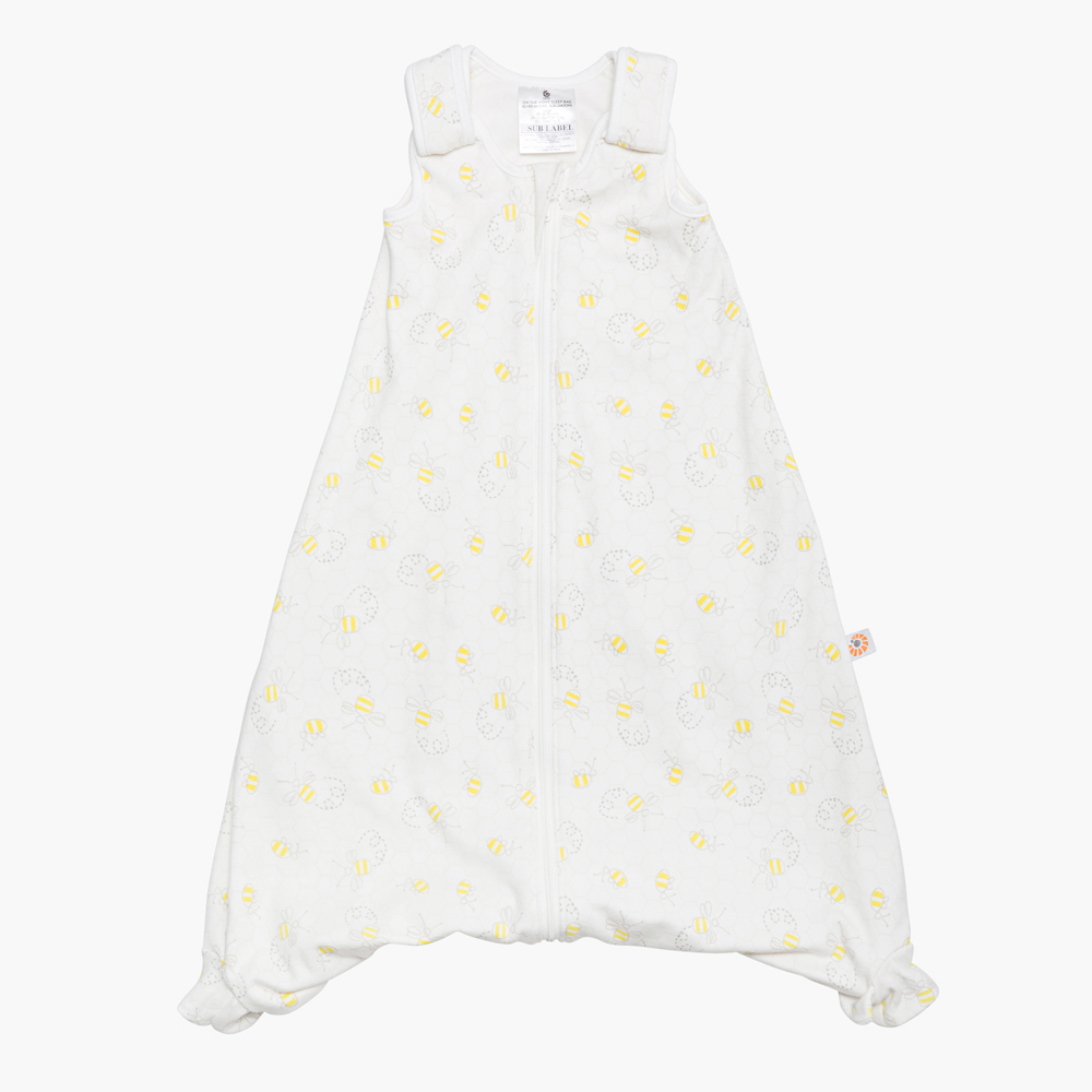 On the Move Sleep Bag: Bee Happy-Mid-weight-M (6 - 18 Mos)