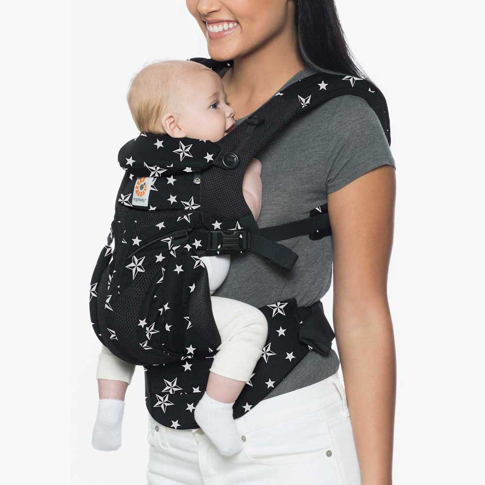 Omni 360 baby carrier all-in-one: Cool Air Mesh - Black Stars