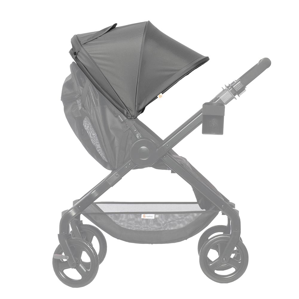 180 Reversible Stroller Sunshade: Graphite