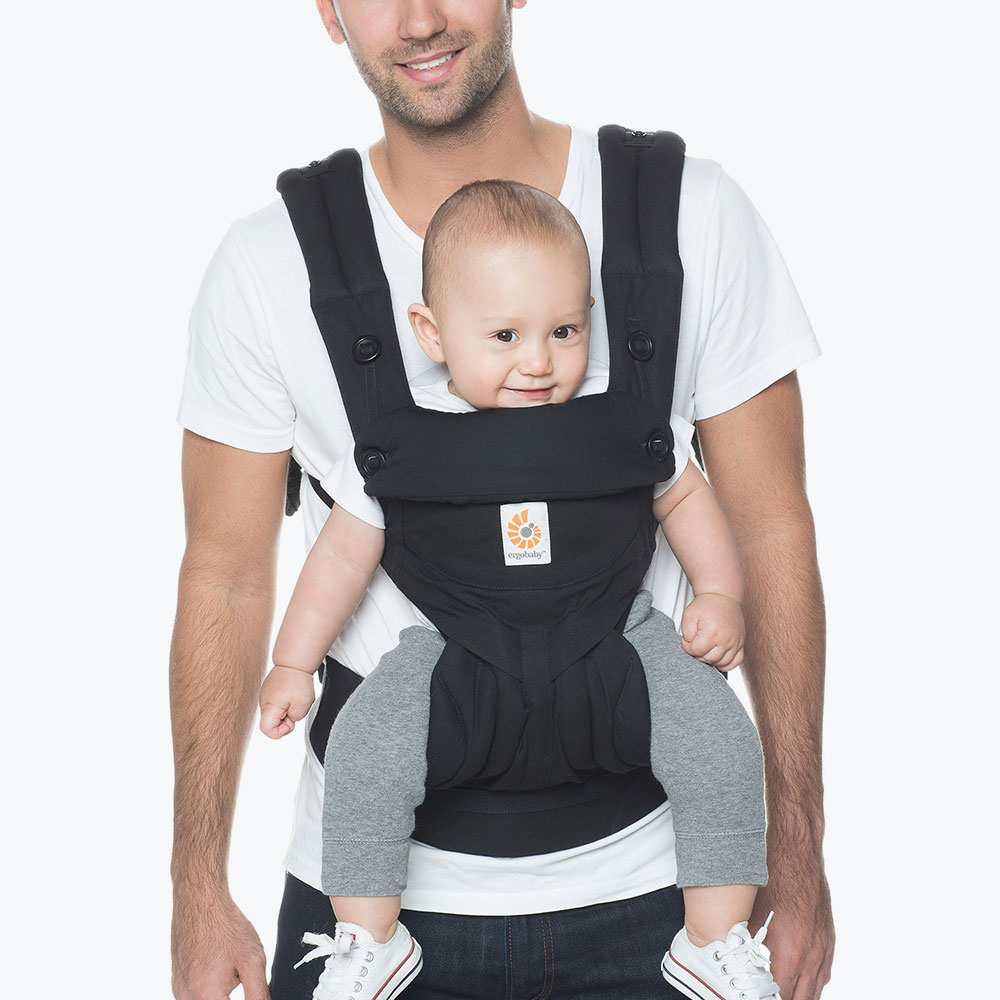 360 All Positions Baby Carrier: Pure Black